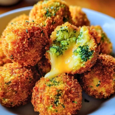 Baked broccoli cheese balls served on a plate, a healthy snack option.