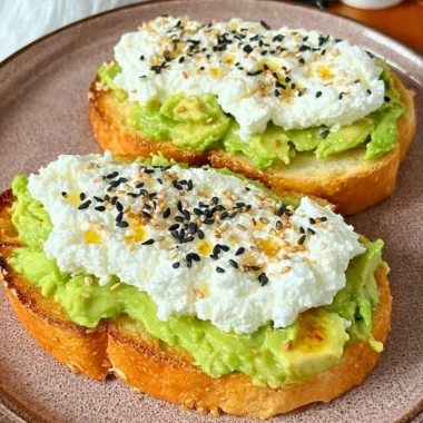 Cottage Cheese Toast topped with fresh ingredients for a nutritious meal