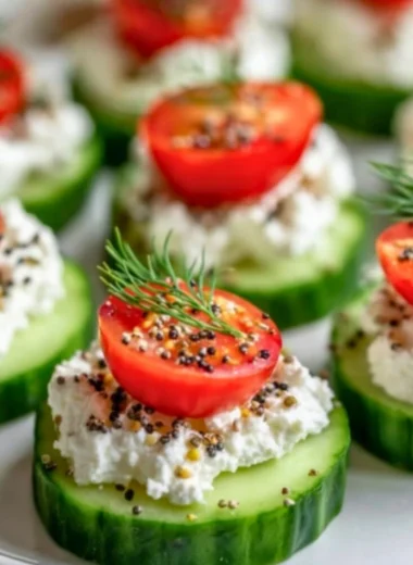 Healthy Cucumber Cottage Cheese Bites for a nutritious snack