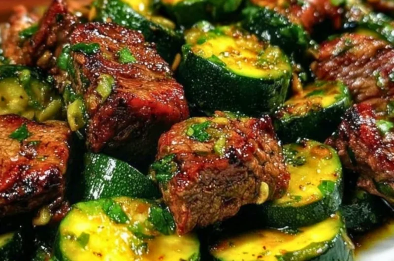 Savory Garlic Butter Steak Bites cooked to perfection in just 15 minutes.