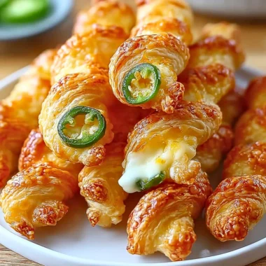 Irresistibly spicy jalapeno popper twists on a wooden platter