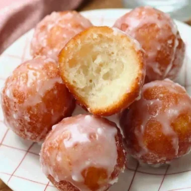Delicious keto glazed donut balls recipe for a low-carb treat