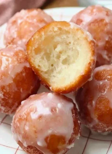 Delicious keto glazed donut balls recipe for a low-carb treat