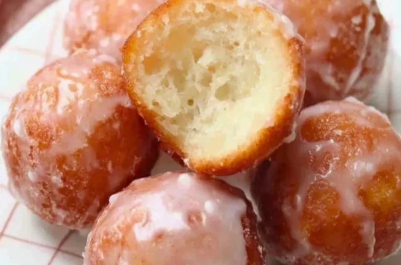 Delicious keto glazed donut balls recipe for a low-carb treat