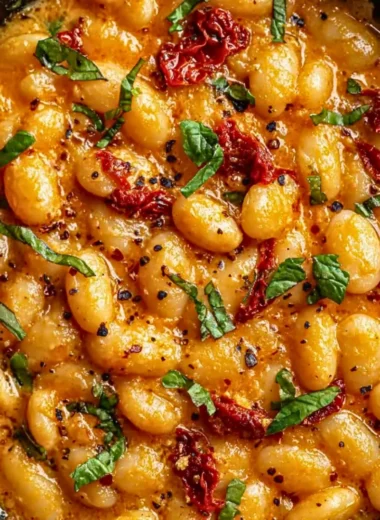 Delicious Tuscan Marry Me Butter Beans recipe with fresh ingredients