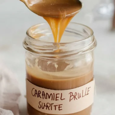 Caramel Brulee Latte Syrup for coffee enrichment and sweetening