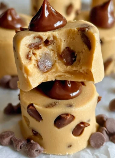 Frozen Greek yogurt peanut butter bites for a healthy snack option