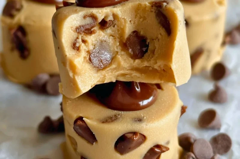 Frozen Greek yogurt peanut butter bites for a healthy snack option