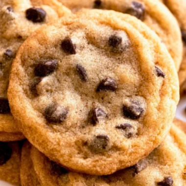 A plate of healthy chocolate chip cookies freshly baked and nutritious