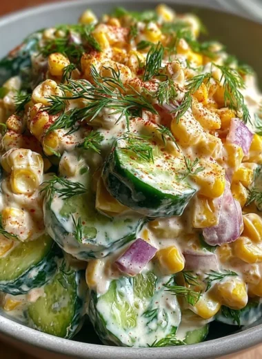 Fresh Cucumber Dill Salad with vibrant cucumbers and fragrant dill