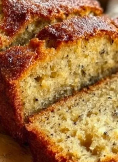 Moist banana bread made with 3 ripe bananas - Blissful Bite