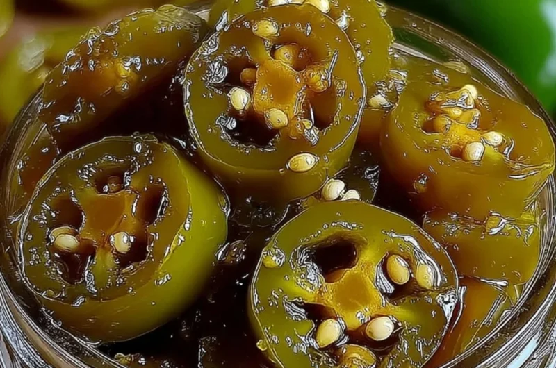 Pioneer Woman Texas Cowboy Candy - sweet and spicy jalapeño candy jars