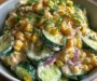 Street Corn Creamy Cucumber Salad