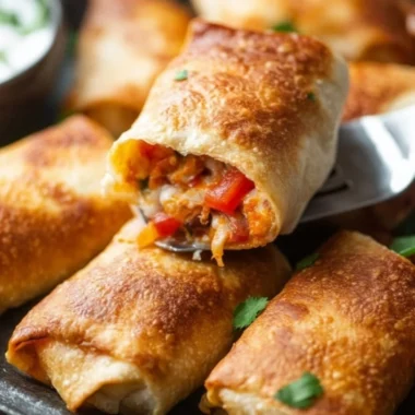 Delicious Chicken Chimichangas with crispy tortillas and flavorful filling