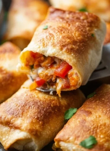 Delicious Chicken Chimichangas with crispy tortillas and flavorful filling