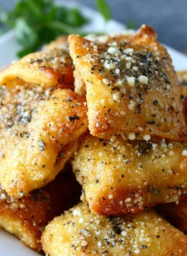 Delicious Garlic Parmesan Pizza Rolls fresh out of the oven
