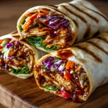 Healthy summer lunch wrap recipe for a tasty and easy meal