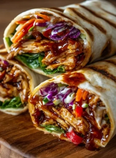 Healthy summer lunch wrap recipe for a tasty and easy meal